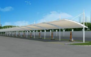 洛宁县膜结构停车棚